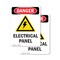 Signmission Electrical Panel Danger Sign, Vinyl Decal, 5in W x 7in L, 2PK OS-2PACK-DS-D-57-V-2213 - alternate 1